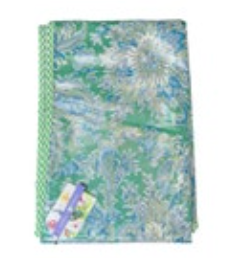April Cornell 52 X 52 Picnic Oil Cloth Table Cloth Rhapsody Paisley Jade New