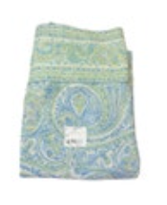 April Cornell Oceana Paisley Blue 54” X 54” Tablecloth NEW
