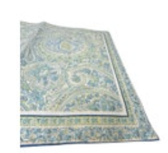 April Cornell Placemats Oceana Paisley Set of 4 100% Cotton 14x19 New