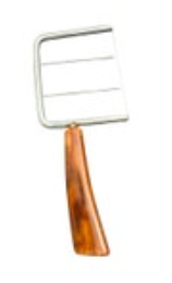 Vintage Cheese Slicer Wire Marbled Bakelite Handle Brown