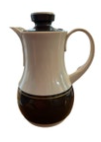 Vintage THERMOS Tan Brown Coffee Butler Ingried Thermal Carafe #570 West Germany