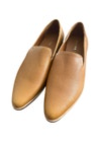 Size 10 PATINA Portland Leather Premium Pointed Flats Women's Brown Leather Shoe