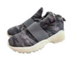 Size 8 J Slides Women Chunky Sneakers Shoes Camouflage Comfort Easy On