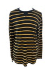 Banana Republic NWT Men's XLT Heritage Collection Lightweight Blue Gold Sweater
