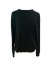 Nordstrom Mens XL Black 100% Cashmere Sweater Crewneck L/S Pullover Soft Cozy