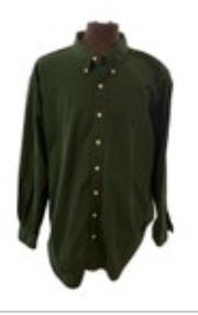 Polo Ralph Lauren 3XB Big Button Down Dress Shirt Men Classic Fit Dark Green