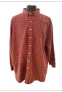 Polo Ralph Lauren 3XB Big Button Down Dress Shirt Classic Fit Red Black Plaid