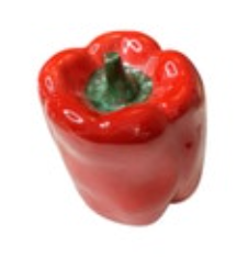 Ceramic Red Pepper DD Decorative Glossy Made In Italy 4.5” Tall