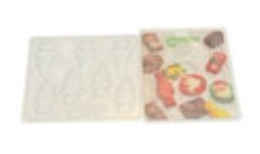 2 Vintage Christmas Candy or Chocolate Molds by Appolo And Wilton