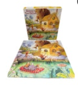 Vintage Summer In Fern Hollow 30 pcs Jigsaw Hestair Puzzles 1980 Classic