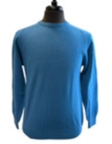 Braemar for The Scotch House Mens 40 Blue 100% Lambswool Pullover Sweater READ