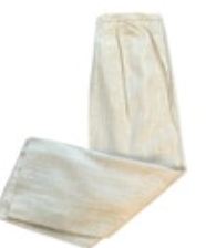 NWT Evan Picone Union Made in USA Linen Pants Women 16 Beige Lined Flat Front