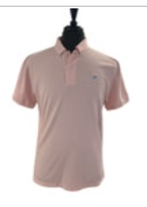 Southern Tide Light Pink The Skipjack Polo Shirt Mens Med Stretch Cotton Blend