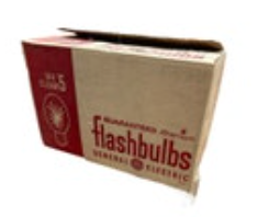 GE #5 Clear Flashbulbs Case 144 Bulbs Complete Box Damage Main Box