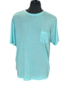 Peter Millar XL Turquoise Pocket T-Shirt Mens Med Crew Neck Seaside Casual Soft