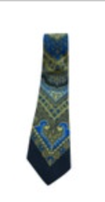 Vtg Mens Hastings California All Silk Neck Tie Skinny Imported Italy Gold Artsy