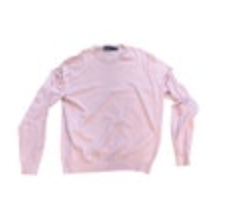 Ralph Lauren Purple Label Womens XL 100% Cotton lightweight Sweater Pink READ