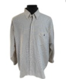 Vintage Ralph Lauren Big Shirt Mens Clothes Size XL Collared Button Yellow Plaid