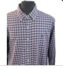 Ralph Lauren Shirt Mens XXL Long Sleeve Lightweight Button Front Plaid READ