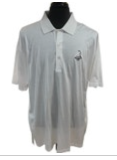 Peter Millar Pinehurst 1895 Solid White Golf Polo Shirt XXL EUC