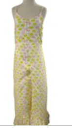 Marea Size XS Womens Pastel Floral Spaghetti Strap Summer Dress