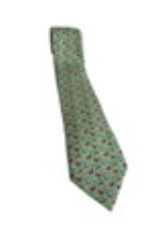 Vineyard Vines Mens Neck Tie Necktie Long 64" Silk USA Green Guacamole Avocados