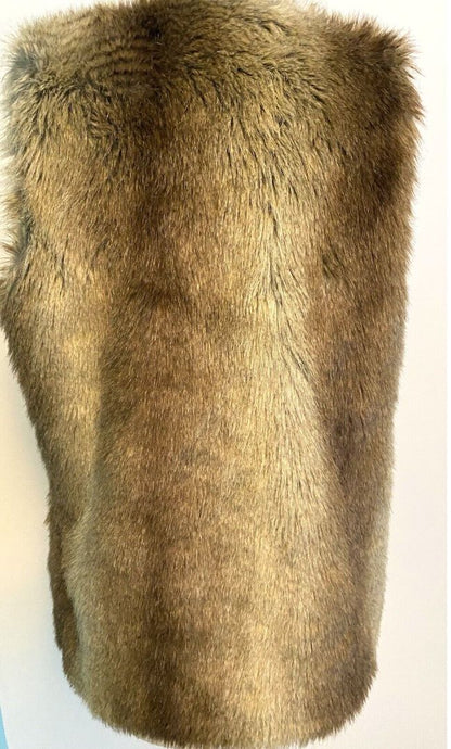 M Trafaluc Zara Brown Faux Fur Vest Outerwear Collection