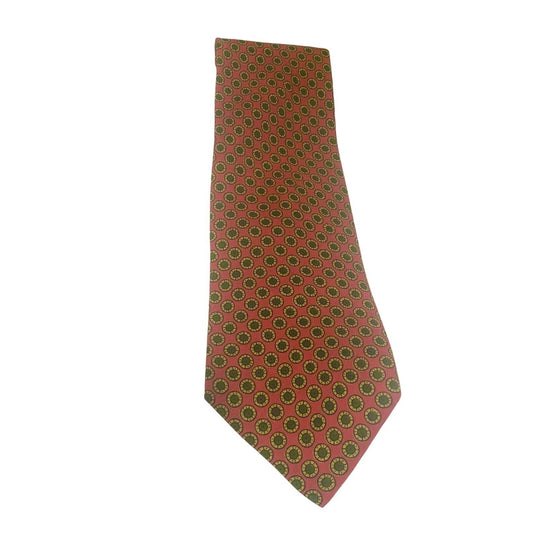 Ira Trivers USA Tie Red Dot Modernist Necktie 56” Long 4.5” Wide Vintage