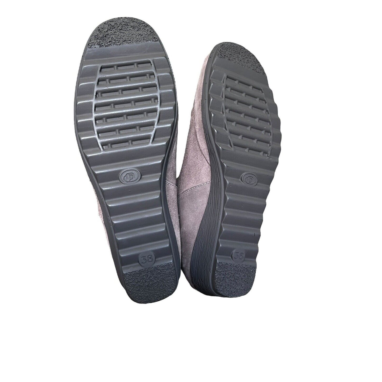 Size 8 Bjorndal Libby Womens Gray Wedge Heel Suede Booties Boots