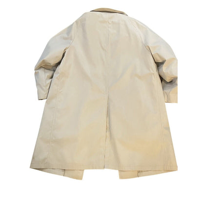 London Fog Mens Main Coats Overcoat 46R 2XL Beige Tan Trench Coat Jacket USA