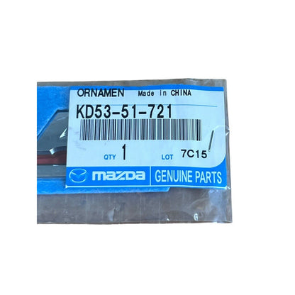 MAZDA CX-5 REAR EMBLEM NEW OEM KD53-51-721. 2013-2016