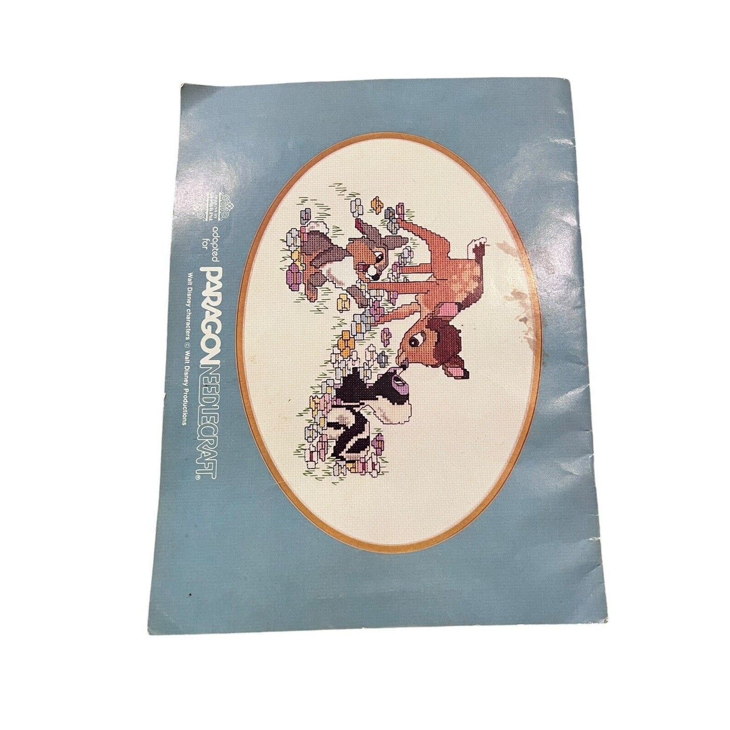 Walt Disney Characters In Cross Stitch Book #5070 Used