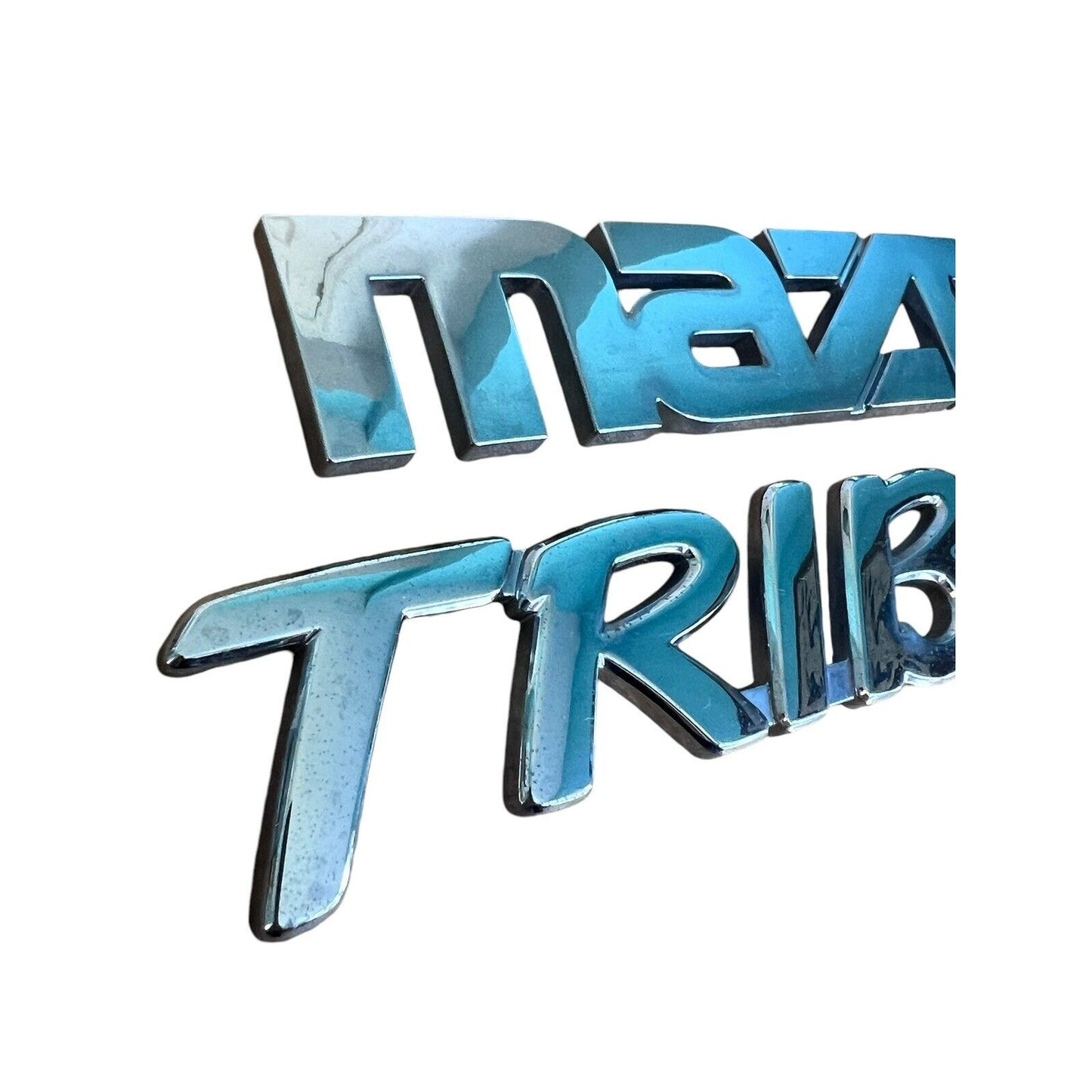 2 Pc Mazda Tribute Emblem Letters Badge Logo Symbol Trunk Gate Rear OEM YS-84