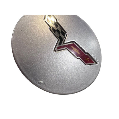 2008-2013 Chevy Corvette Silver Center Caps OEM GM 9595010 Set of 4