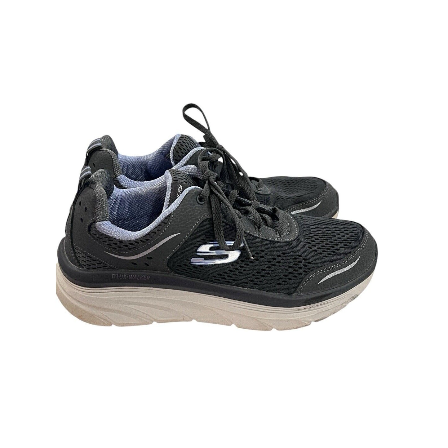 Skechers D'Lux Walker Infinite Motion Womens Sneaker Grey Lavender US Size 8