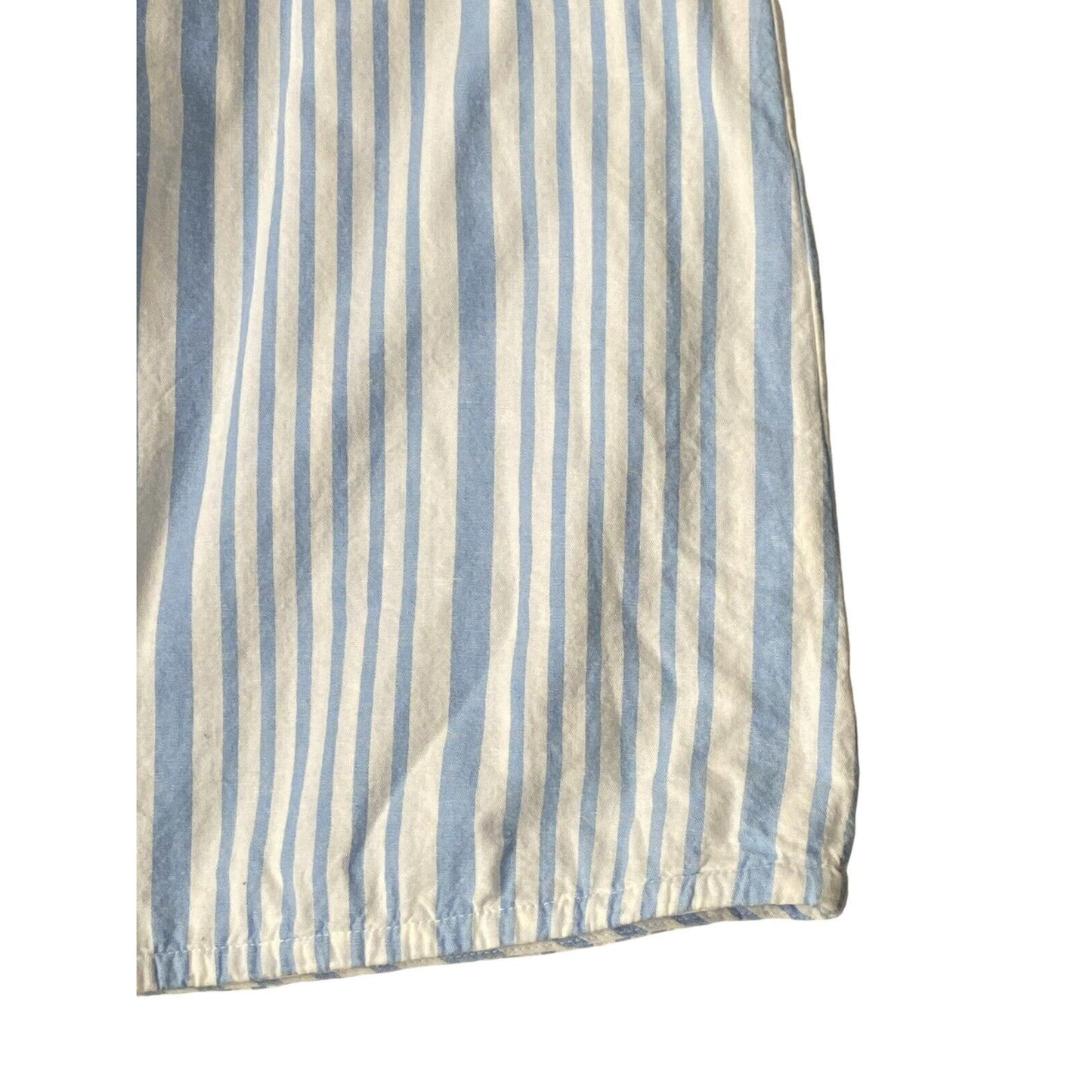 Size 8 Girls Monica + Andy Striped Organic Cotton Dress Preppy Blue White Stripe