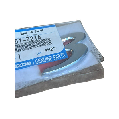 Mazda 3 Rear Chrome "3" Emblem Ornament BN8V-51-721A