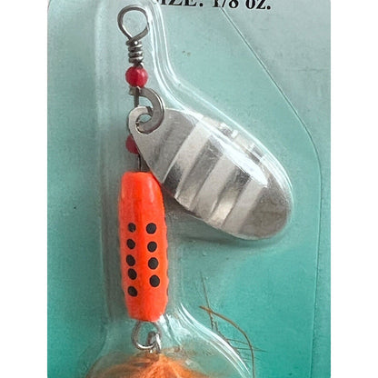 Dolphin Marble Spinner Sz. 1/8 oz on Original Backing #1301-A NOS Fishing Lure