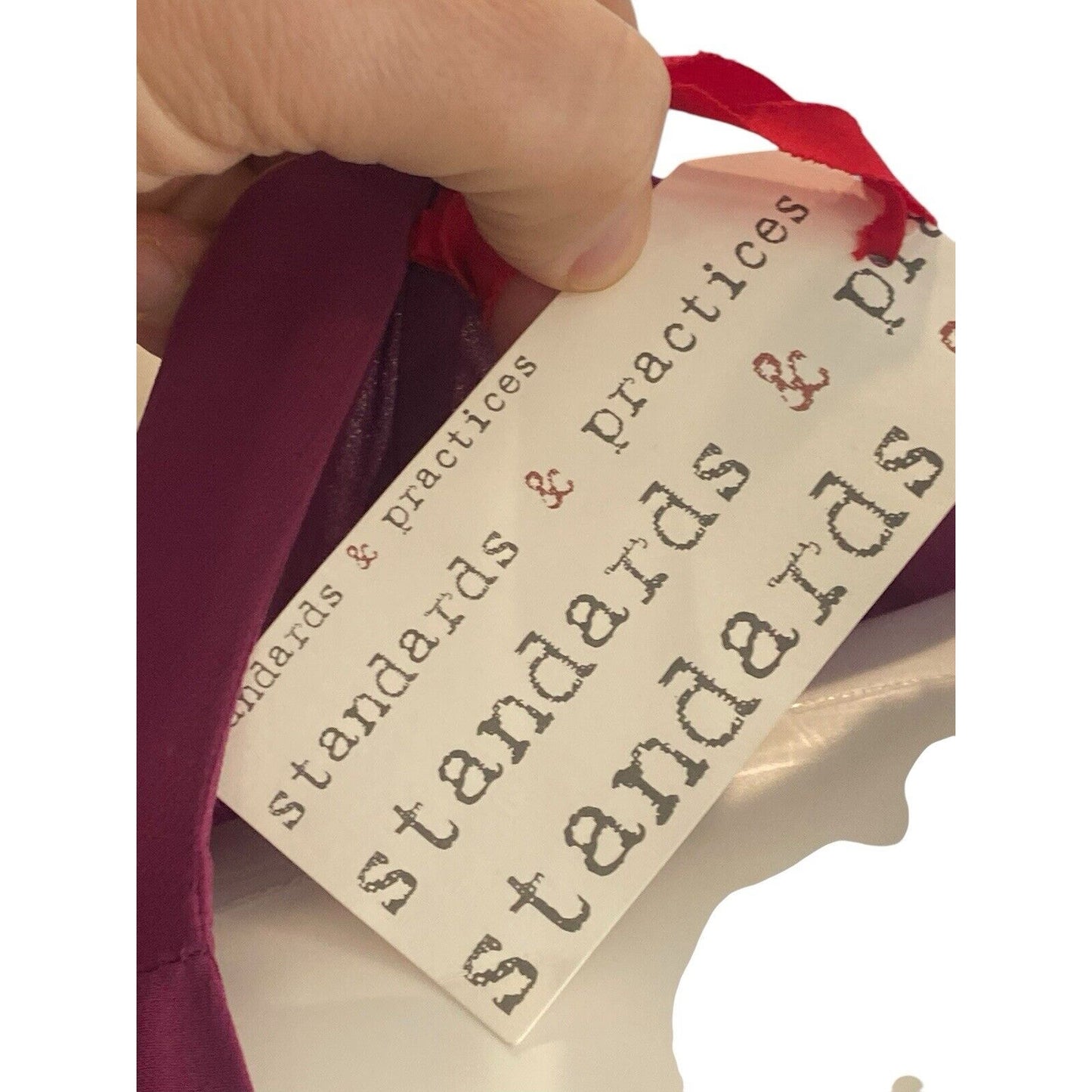 Standards And Practices Dress Surplice Wrap Front Magenta Women Size 2X