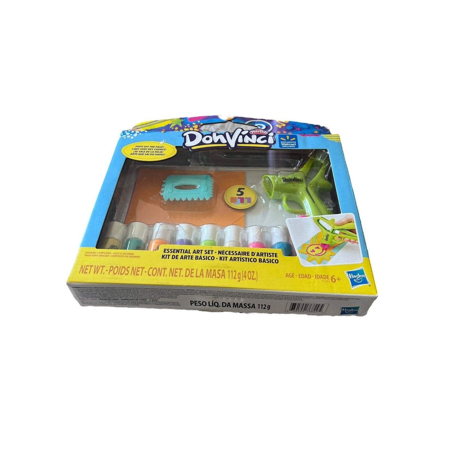 Hasbro Play-Doh DohVinci Kids Essential Art Kit Age 6+ 8 Colors new in box