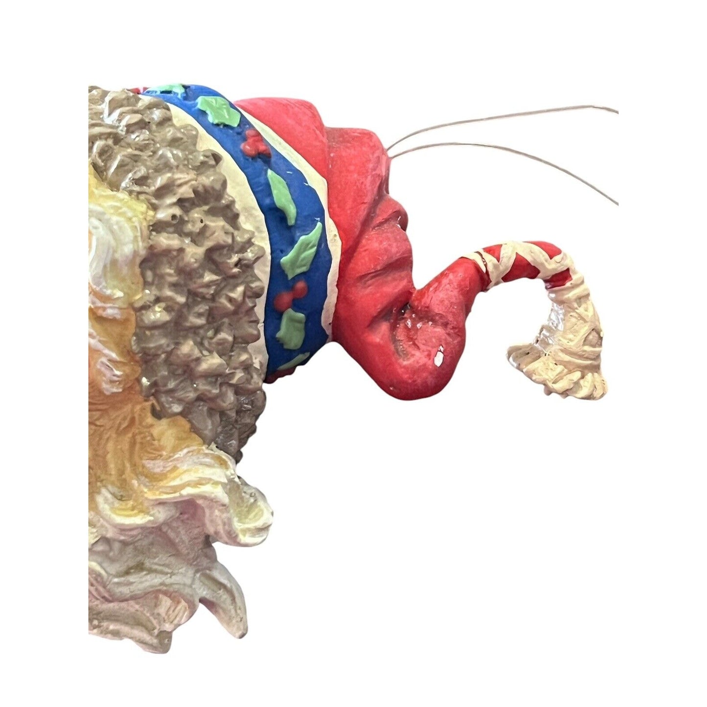 Santa Claus Old World Style Classic Resin Christmas Ornament Set Holiday