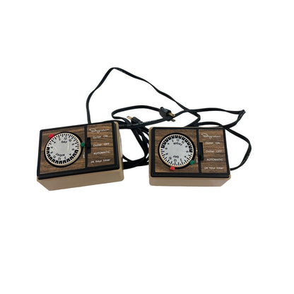 Vintage Ingraham Heavy Duty 24-Hour Multiple Program Appliance Timer Set 2