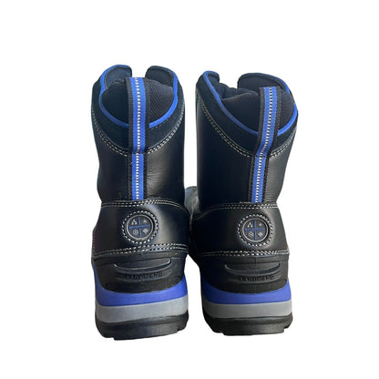 Lands End Waterproof Primaloft Boots Women 7 Boy 6 Leather Rubber Rain Snow