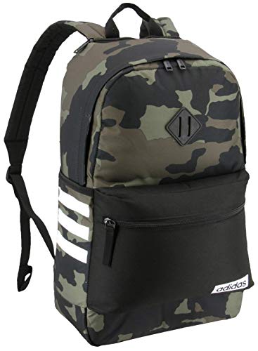 Adidas Unisex Classic 3S III Backpack New Legacy Green Camo Black One Size