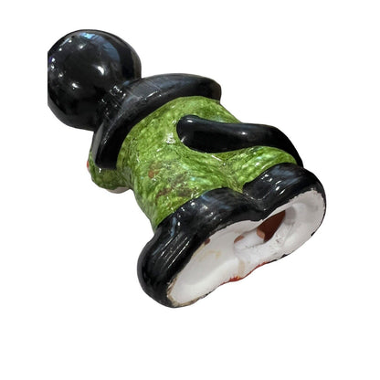 Vintage Halloween Boy Cat Girl Ghost Costume Figurines Glazed Handpainted