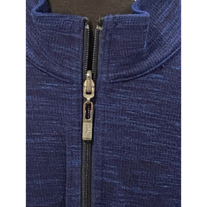 Size XL Tommy Bahama Mens 1/4 Zip Reversible Sweatshirt Sweater Blue