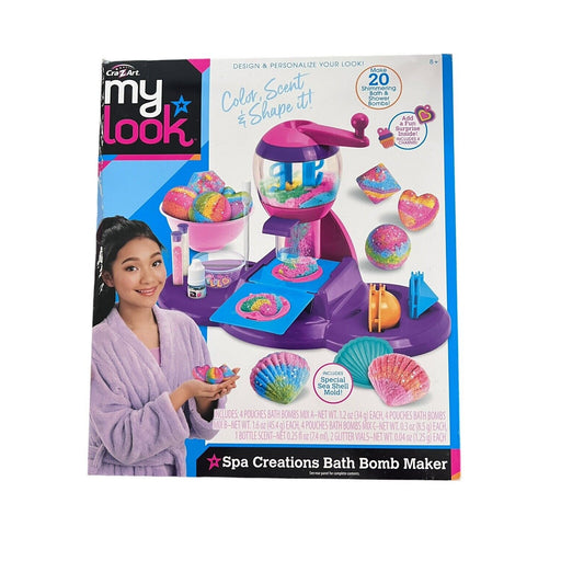 Cra-Z-Art My Look Spa Creations Bath Bomb Maker Design Studio New Family Fun