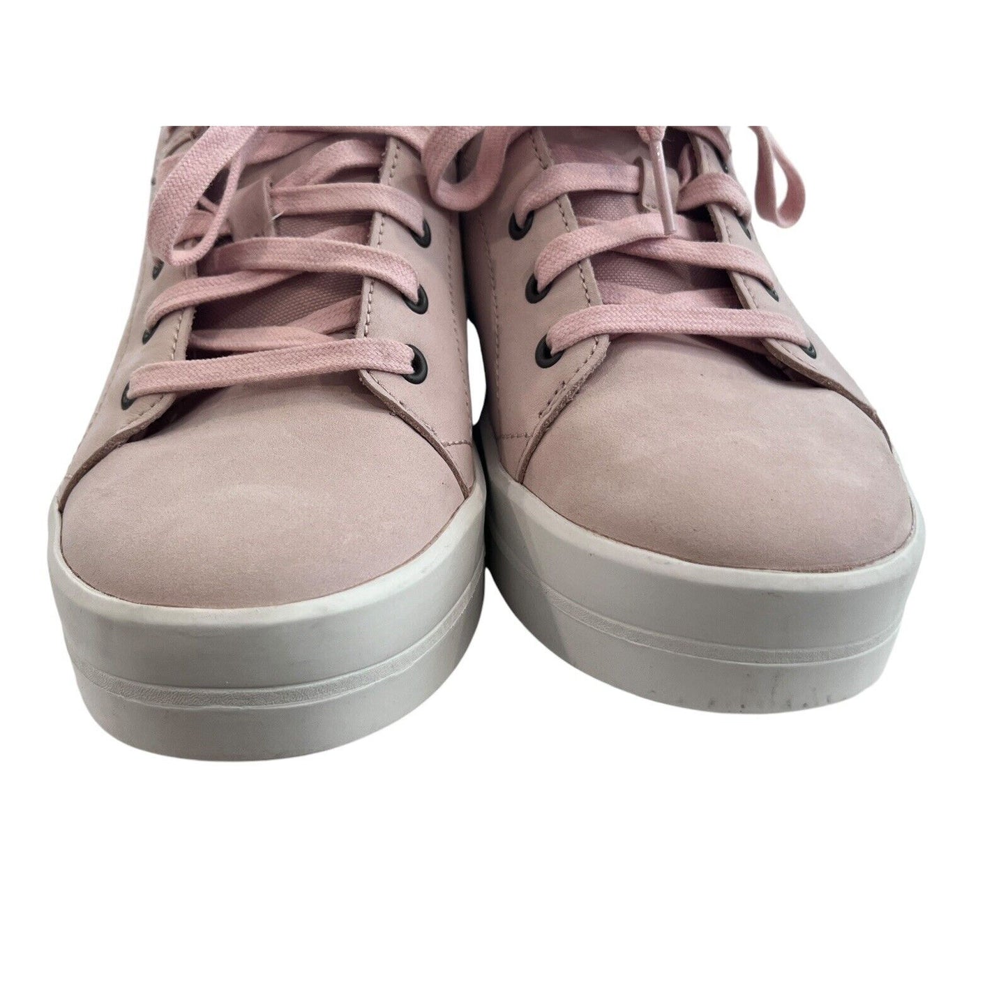 Size 9 TIMBERLAND Women’s MAYLISSA A1I6V Pink Suede Sneaker Lace Up Preppy
