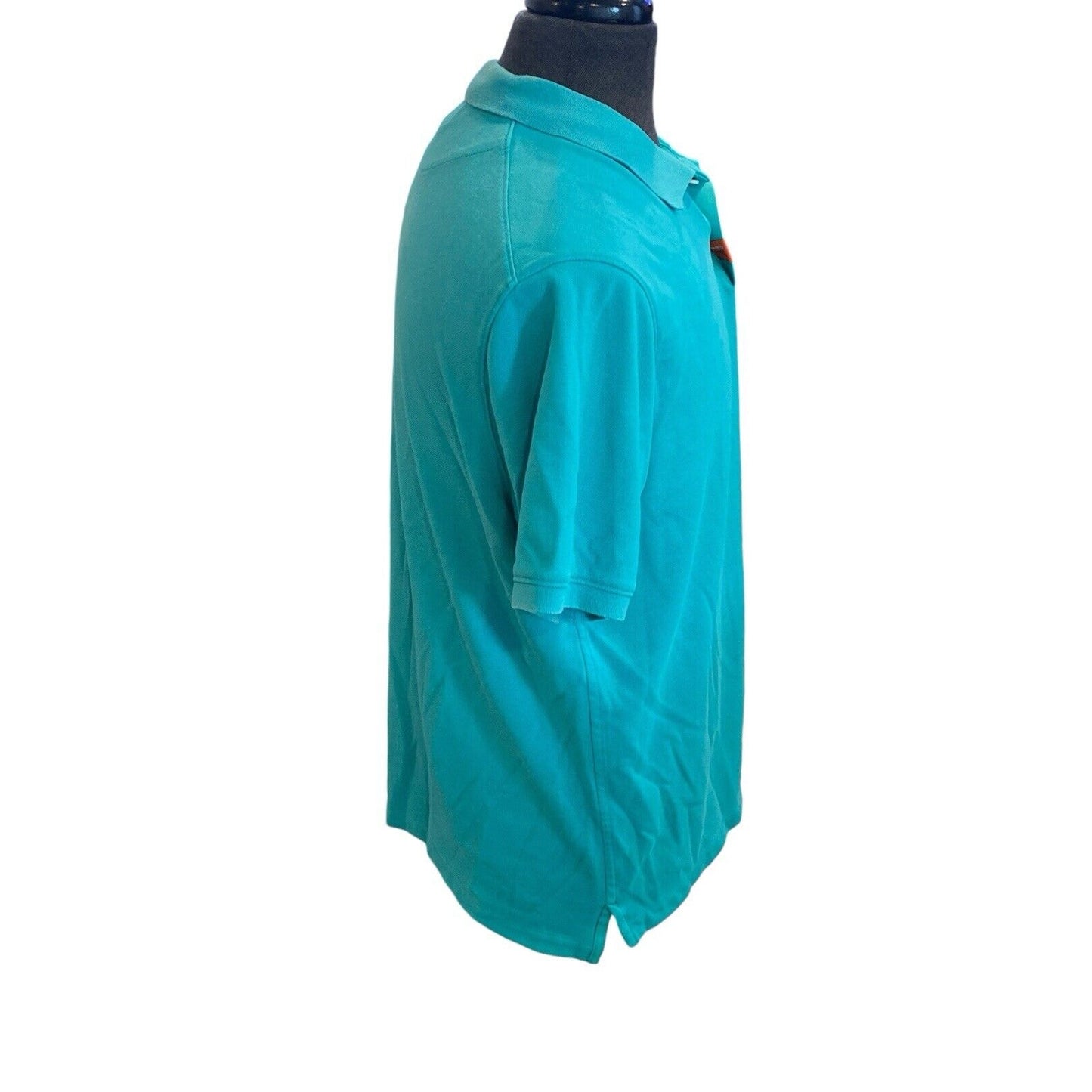 Size Medium Turquoise Men’s Nike Polo Shirt Short Sleeve Dri-fit Dolphins