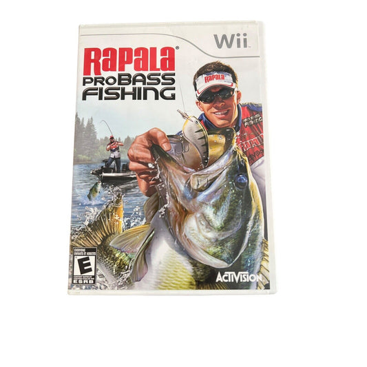 Rapala Pro Bass Fishing Nintendo Wii Game Tested Works